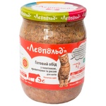 Leopold Wet Food with Veal, Shrimps and Rice for Cats 500g