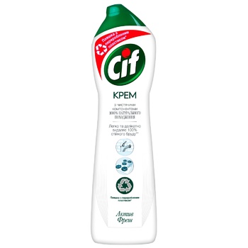 Средство очищающее Cif актив фреш и средство для чистки пола 0.5л