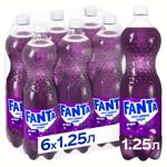Напій газований Fanta Виноград без цукру 1,25л