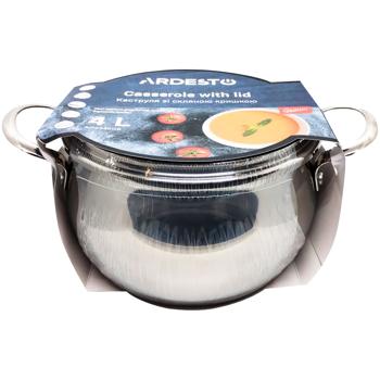 Каструля Ardesto Gemini Liguria зі скляною кришкою 4л - купити, ціни на Auchan - фото 3