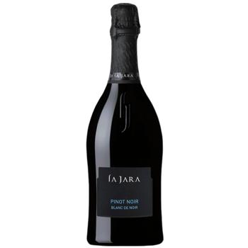 Вино игристое La Jara Pinot Noir Blanc de Noir Brut Nature белое брют 12% 0,75л + 2 бокала - купить, цены на МегаМаркет - фото 2