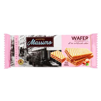 Maestro Massimo Wafer with Hazelnut Cream 150g - buy, prices for NOVUS - photo 1