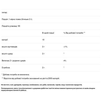 Jarrow Formulas D-Ribose 200g - buy, prices for Biotus - photo 3