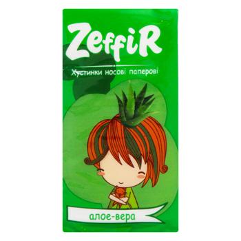 ZeffiR Aloe Vera Paper Handkerchiefs 10pcs - buy, prices for Supermarket "Kharkiv" - photo 2
