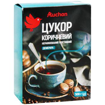 Цукор Auchan Демерара коричневий нерафінований тростинний 500г - купити, ціни на - фото 3