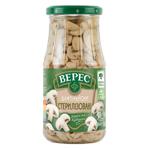 Шампіньйони Верес різані та відварені стерилізовані 440г