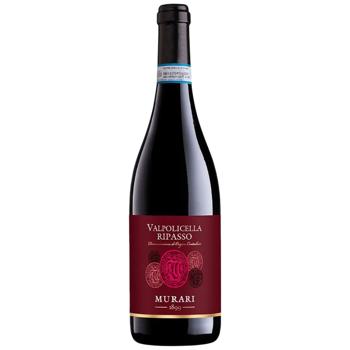 Вино Murari Valpolicella Ripasso красное сухое 14% 0,75л - купить, цены на Эпицентр FOOD - фото 1