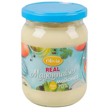 Olivia Real Mayonnaise 70% 500ml - buy, prices for Epicentr FOOD - photo 1