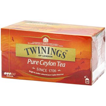 Чай чорний Twinings Pure Ceylon 2г*25шт