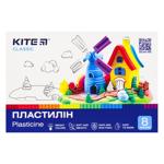Пластилін Kite Classic 8 кольорів 160г
