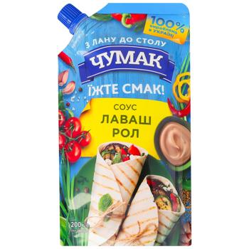 Соус Чумак Лаваш рол 200г - купити, ціни на Торба - фото 1