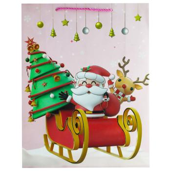 Пакет бумажный Angel Gifts Новогодний 31*40*12см - купить, цены на МегаМаркет - фото 5