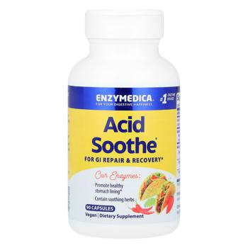 Пищеварительные ферменты Enzymedica Acid Soothe 90 капсул - купить, цены на Biotus - фото 1