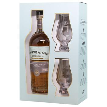 Виски Kingsbarns Doocot 46% 0,7л и 2 стакана