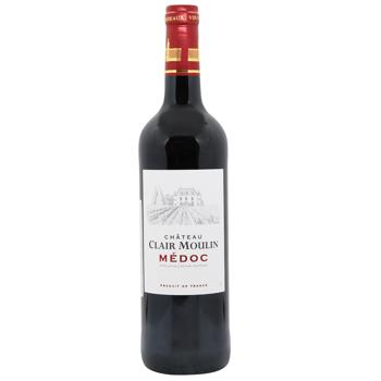 Вино Chateau Clair Moulin червоне сухе 13,5% 0,75л