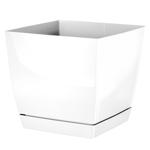Prosperplast Coubi Flower Pot 10cm White