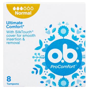 Тампоны O.B.® Pro Comfort Normal 8шт - купить, цены на КОСМОС - фото 3