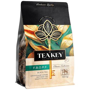Чай чорний Tea Key листовий F.B.O.P.F. 100г 100 г - купить, цены на Эпицентр FOOD - фото 1