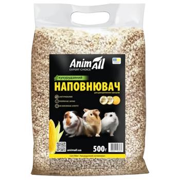 Наполнитель гигиенический AnimAll для декоративных грызунов кукурузный 500г