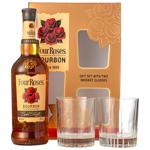 Виски Four Roses Бурбон + 2 бокала 40% 0,7л