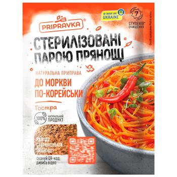 Приправа Pripravka до моркви по-корейськи гостра 25г - купити, ціни на Чудо Маркет - фото 1