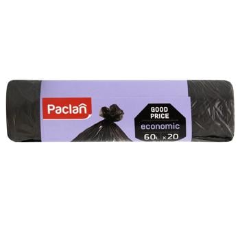 Paclan Economic Garbage Bags 20pcs*60l - buy, prices for - photo 1