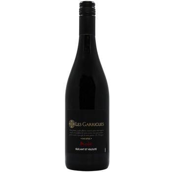 Les Garrigues Merlot Dry Red Wine 14% 0.75l - buy, prices for AlcoHub - photo 1