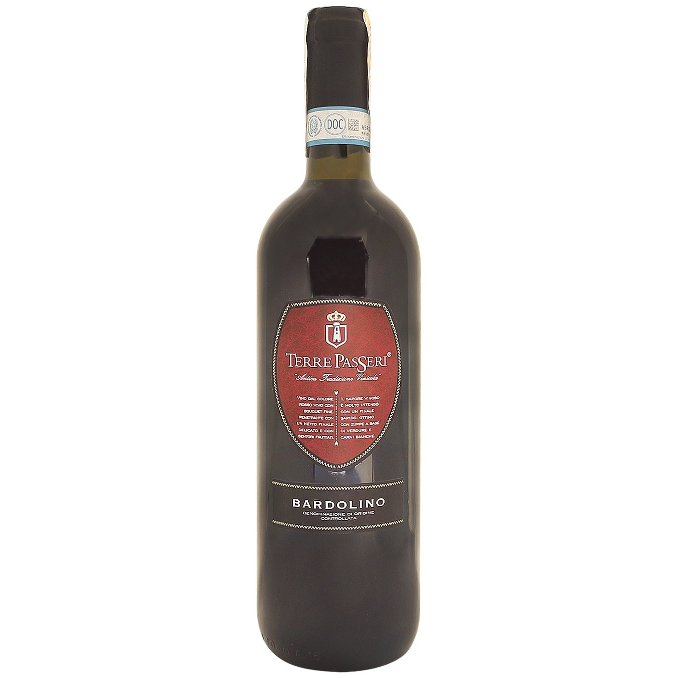 

Вино Terre Passeri Bardolino красное сухое 12% 0,75л