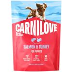 Корм сухий Carnilove Active з лососем та індичкою для цуценят всіх порід 1,5кг