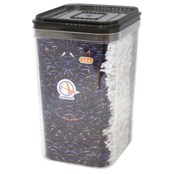 Aleana Fix Transparent Brown Container for Loose Products 1.3l