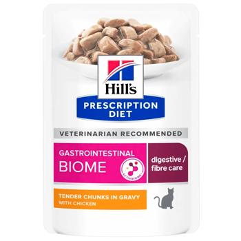 Hill's Prescription Diet Gastrointestinal Biome Wet Food with Chicken for Cats with Gastrointestinal Diseases 85g - buy, prices for MasterZoo - photo 1