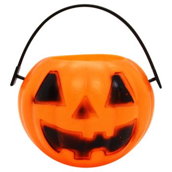 Carnival Bucket Pumpkin Holiday Decoration