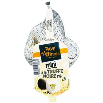 Pave d’Affinois Mini Cheese with Black Truffle 60% 5x25g - buy, prices for WINETIME - photo 1