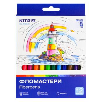 Kite Classic Felt-Tip Pens 12 colors - buy, prices for ULTRAMARKET - photo 1