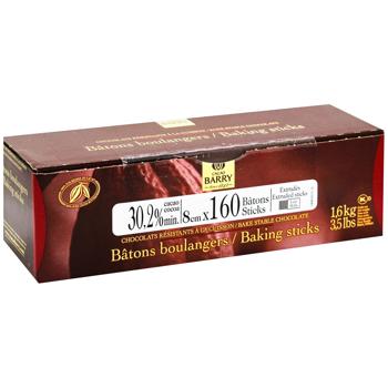 Cacao Barry Bake Stable Chocolate Sticks 10g 8cm 1.6kg - buy, prices for METRO - photo 2