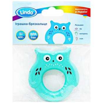 Игрушка-погремушка Lindo Сова в ассортименте - купить, цены на - фото 3
