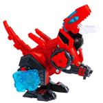 Динозавр-трансформер Dinoster Раптор-бот червоний