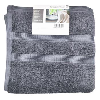 Tarrington House Gray Terry Towel 50x90cm