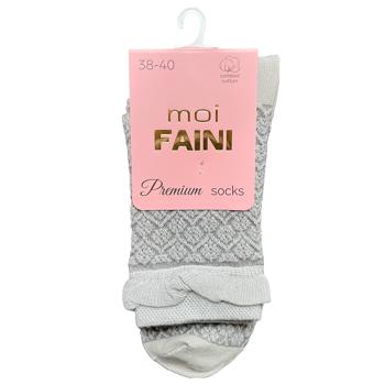 Moi Faini Double Board Women's Gray Socks Size 38-40 - buy, prices for - photo 1