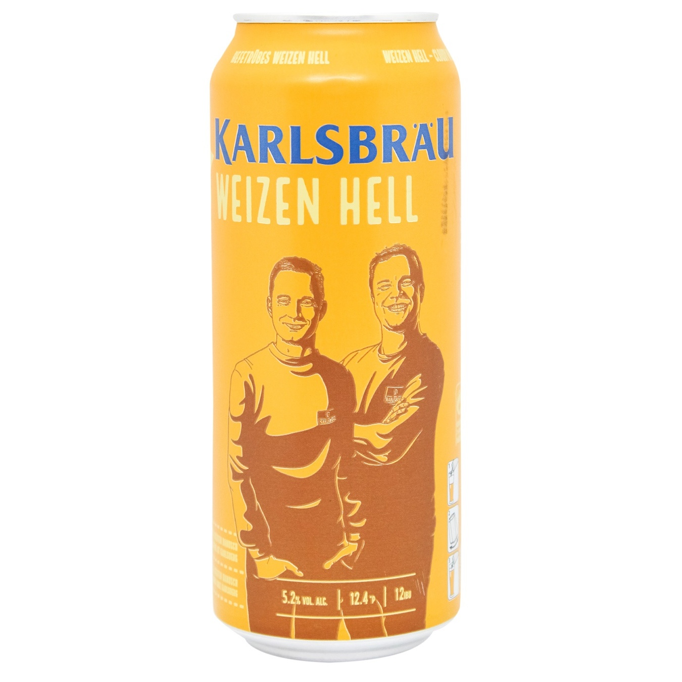

Пиво Karlsbrau Weizen светлое 4,9% 0,5л