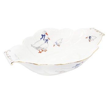 Lefard Fruit Bowl Geese 33x22.5x8.5cm