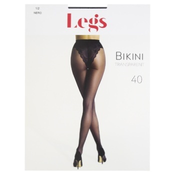 Колготки женские Legs 263 Bikini 40 den Nero 1/2