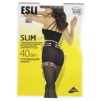 Колготки Esli жіночі E Slim 40den New р.5 Visone - купити, ціни на - фото 2