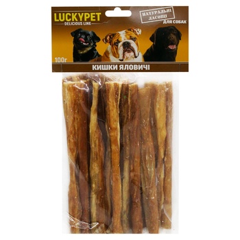 Lucky Pet Beef Intestines Treats for Dogs 100g - buy, prices for Za Raz - photo 1