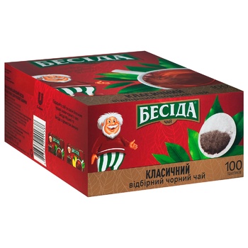 Tea Beseda 100pcs 170g - buy, prices for ULTRAMARKET - photo 3