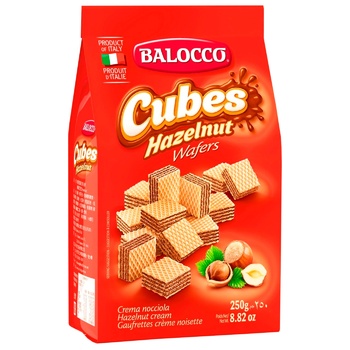 Balocco Cubes Hazelnut Wafers 250g - buy, prices for METRO - photo 2