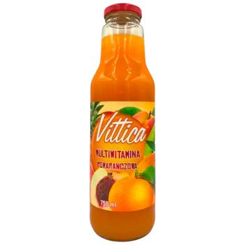 Сок Vittica мультивитамин апельсиновый 0,75л - купить, цены на Grono - фото 1