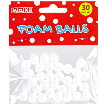 НАБІР З ПІНОПЛАСТ КУЛЬКА 1СМ 3 - купить, цены на Auchan - фото 1