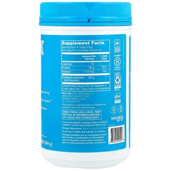 Пептиды коллагена, Collagen Peptides, Vital Proteins, без вкуса, порошок, 284 г - купити, ціни на Біотус - фото 2
