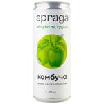 Комбуча Spraga Яблоко и груша 0,33л